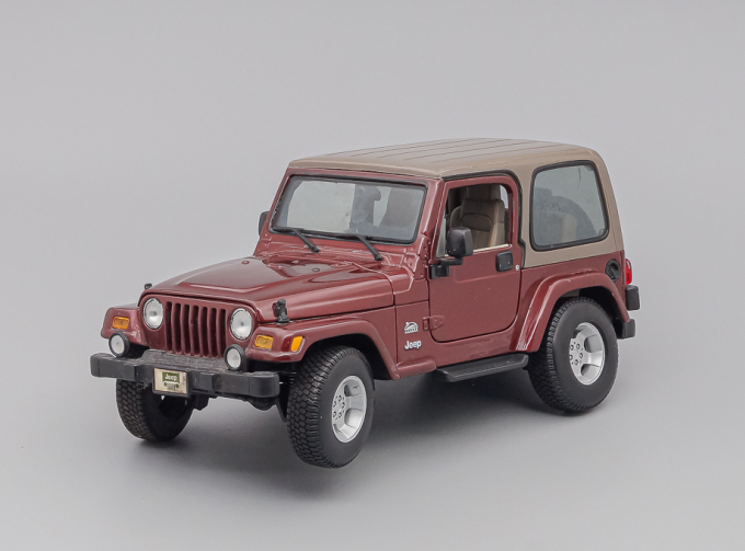 JEEP Wrangler Sahara, dark red