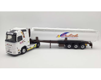 VOLVO Fh Aero 540 Tanker Truck Delisle Transports (2024), White Brown
