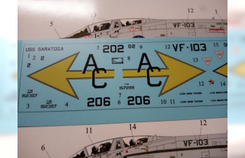 Декаль F-4B/J Phantom-II VF-103 Sluggers