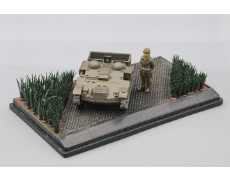 диорама RENAULT UE с фигуркой