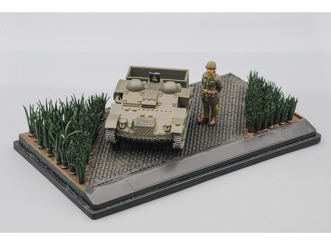 диорама RENAULT UE с фигуркой