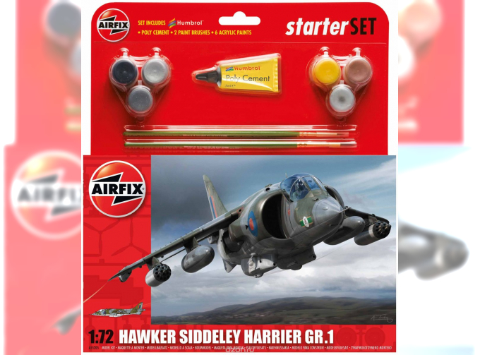 Сборная модель Британский штурмовик Harrier GR.1 (Подарочный набор)