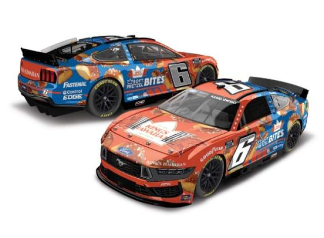 Ford Mustang #6 Brad Keselowski *King`s Hawaiian Soft Pretzel Bites * orange/blue 2024