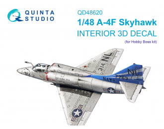 3D Декаль интерьера кабины A-4F Skyhawk (Hobby Boss)
