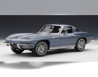 CHEVROLET Corvette COUPE 1963, SILVER BLUE