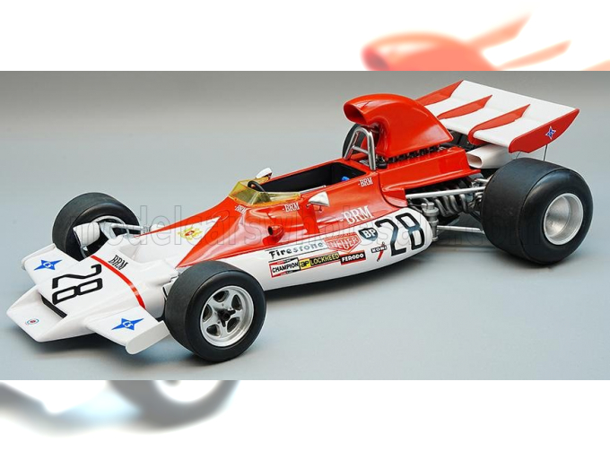 BRM F1 160b №28 Spain Gp (1972) Alex Soler Roig, White Red