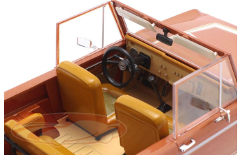 FORD Bronco Ranger (1973), brown metallic / white (hot ginger metallic)