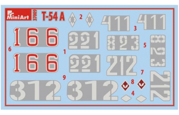 Сборная модель Танк Т-54A INTERIOR KIT