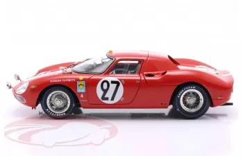 FERRARI 250lm 3.3l V12 Ch.s N6119 Team Scuderia Filipinetti N 27 6th Le Mans (1965) Dieter Spoerry - Armand Boller, Red