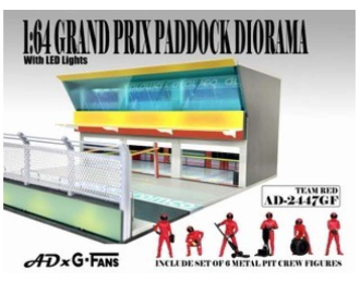Grand Prix Paddock Diorama *Team Red*