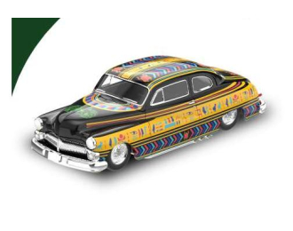 MERCURY Eight Coupe, Mummy Tribute with Mummy Accessory *Halloween Monster Edition* (1950), black / yellow