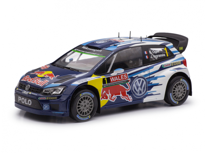 VOLKSWAGEN Polo R WRC S.Ogier/J.Ingrassia #1 синий с белым и красным