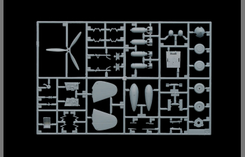 Сборная модель Самолёт P-40 E/K KITTYHAWK
