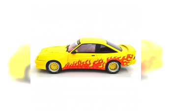 OPEL Manta B "Mattig" 1991 Yellow and Decorated