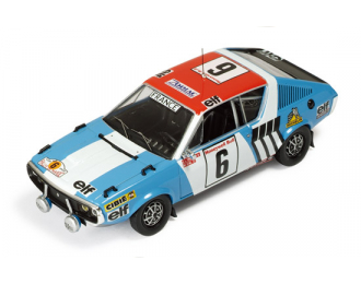 RENAULT 17 Gordini #6 Rallye du Maroc (1974), blue / white / red