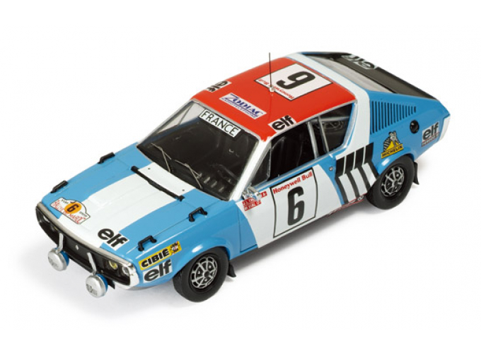 RENAULT 17 Gordini #6 Rallye du Maroc (1974), blue / white / red