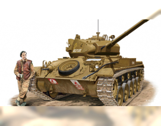Сборная модель Легкий танк M-24 ‘Chaffee’ (British Army)