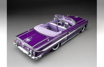 CHEVROLET Impala Convertible Lowrider (1961), purple