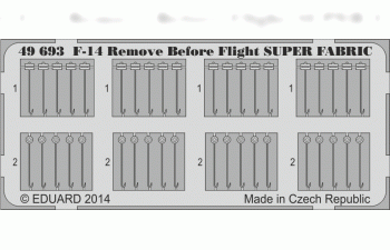 Фототравление F-14 Remove Before Flight SUPER FABRIC