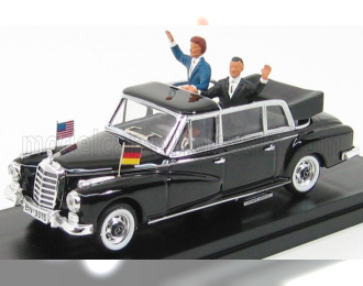 MERCEDES-BENZ 300l 1963 Adenauer - Kennedy - Tv Series, Black