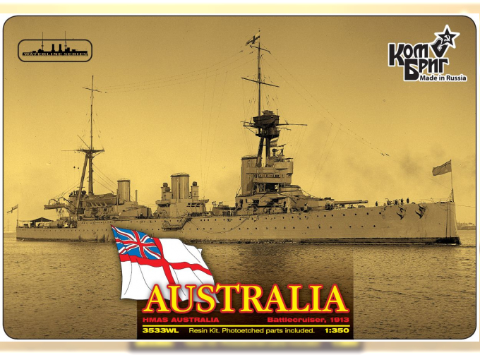 Сборная модель 3533ВЛ HMAS Australia Battlecruiser