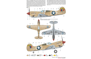 Сборная модель P-40K-1/5 Warhawk 'Short Tail'