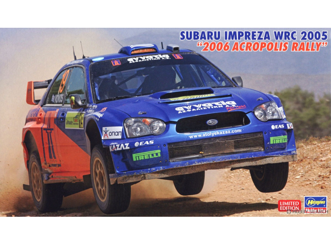 Сборная модель SUBARU Impreza Wrc05 N 19 Rally Acropolis 2005 Vovos Armodios - El-em
