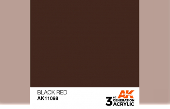 Краска акриловая 3rd Generation Black Red 17ml