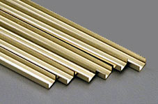 C-профиль латунный 3,2 мм, 1 шт