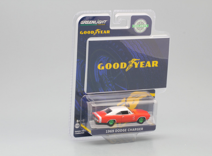 DODGE Charger Wide Boots GT "The low, wide look of action from Goodyear" 1969 (Greenlight!)