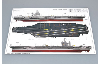 Сборная модель Американский авианосец USS JOHN C. STENNIS CVN-74