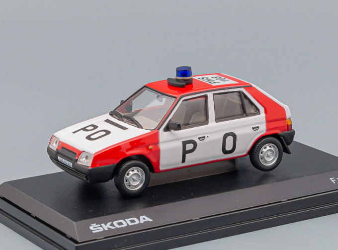 SKODA Favorit Fire PO (1987), red / white