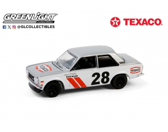 NISSAN Datsun 510 Widebody #28 "Texaco" (1970) Grey/Silver/Red