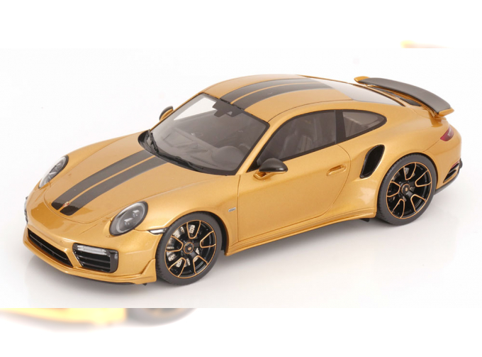 PORSCHE 911 (991/2) Turbo S Exclusive (2017), golden carbon-grey