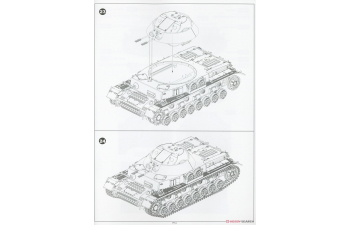 Сборная модель Немецкая САУ Kugelblitz Flak Panzer IV (MK103 Doppelflak 30 мм)