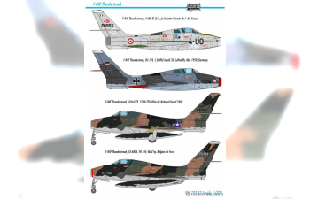 Сборная модель F-84F Thunderstreak