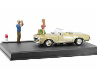 MERCEDES-BENZ 280 SL Diorama Cannes с фигурками