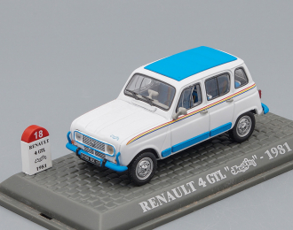 RENAULT 4 GTL Jogging (1981), white / blue