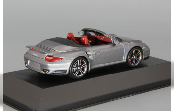 PORSCHE 911 Turbo Cabriolet (2009), grey metallic