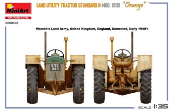 Сборная модель FORDSON Land Utility Tractor 1939