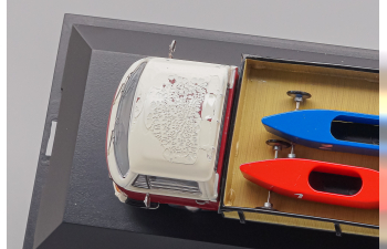 (Уценка!) VOLKSWAGEN T2a + Seifenkisten, dark red / beige