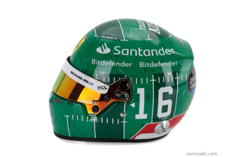 BELL HELMET F1 Casco Helmet Charles Leclerc Team Scuderia Ferrari Sf-23 Austin Usa Gp 2023, Green