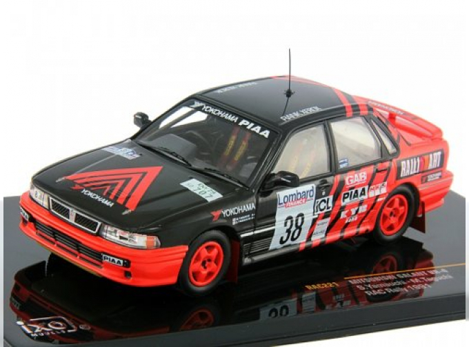 MITSUBISHI GALANT VR-4 EVO 38 (ADVAN) S.Yamauchi-M.Taguchi RAC Rally 1991, black