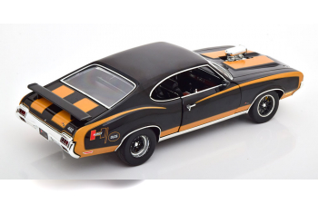 OLDSMOBILE 442 Hurst (1972), schwarz/gold