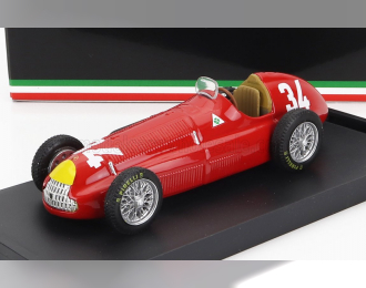 ALFA ROMEO F1  158 N 34 World Champion Winner Monaco Gp Nino Farina 1950, Red