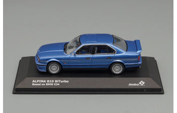 BMW Alpina B10 E34 BiTurbo Saloon (1989-1994), blue metallic