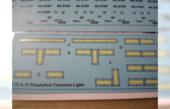 Декаль A-10A Thunderbolt stencils