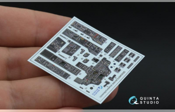 3D Декаль интерьера кабины AH-64A (Academy/Modelist) (малая версия)