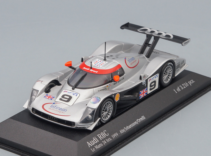 AUDI R8C 24h Le Mans Abt/Johansson/Ortelli (1999), silver / black