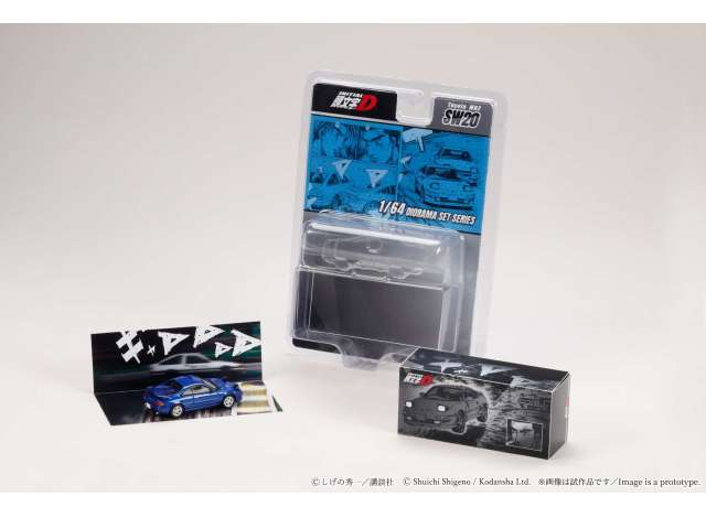 Toyota MR2 (SW20)/Initial D, Kai Kogashiwa vs Takumi Fujiwara, blue